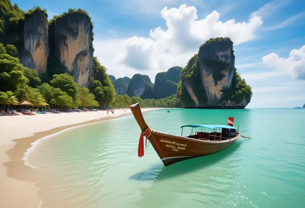 Upptäck Ao Nang Beach – en thailändsk strandpärla! illustration
