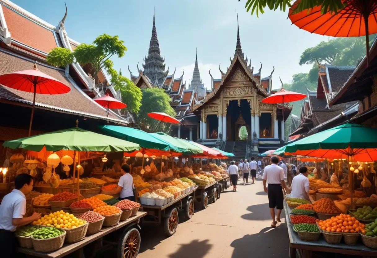 Farang i Thailand illustration