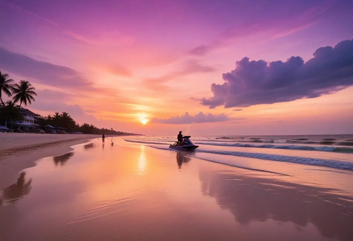 Hua Hin Beach – ett paradis i Thailand för alla typer av resenärer illustration