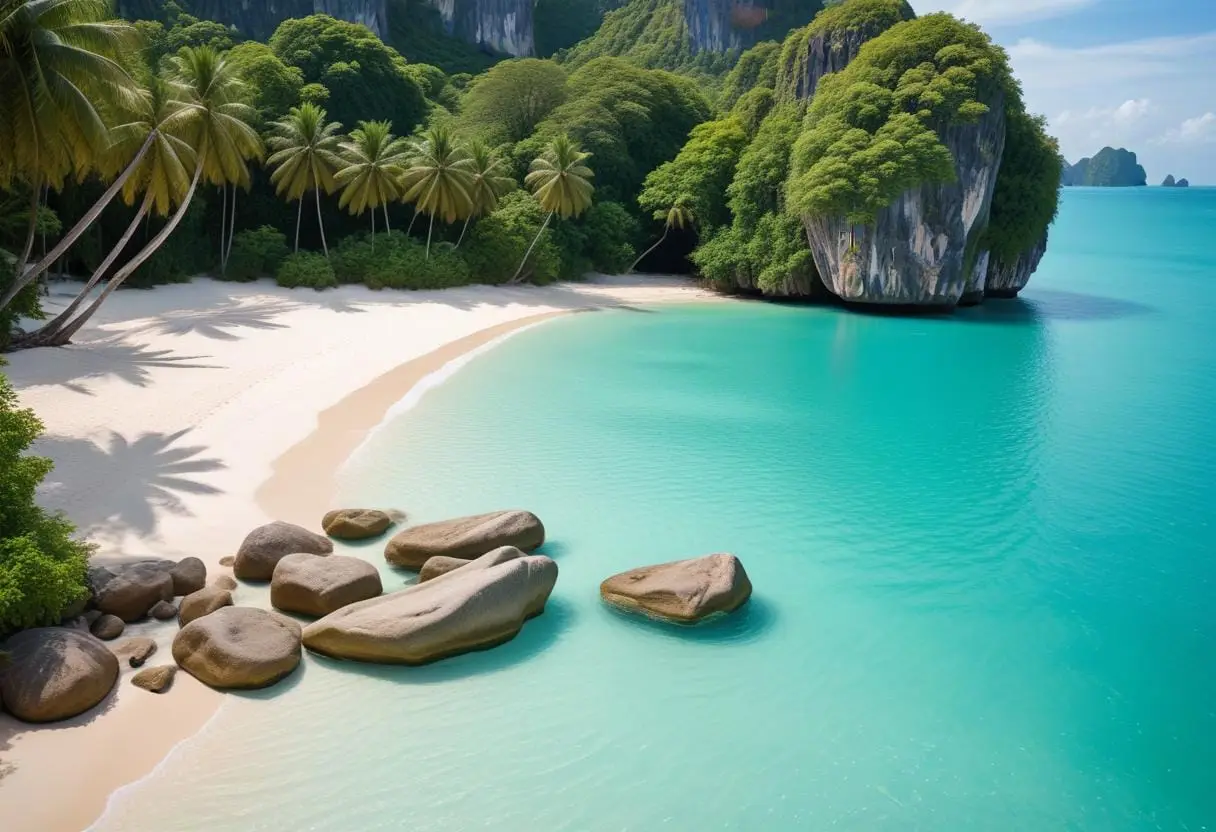 En fantastisk resa runt i Thailand illustration